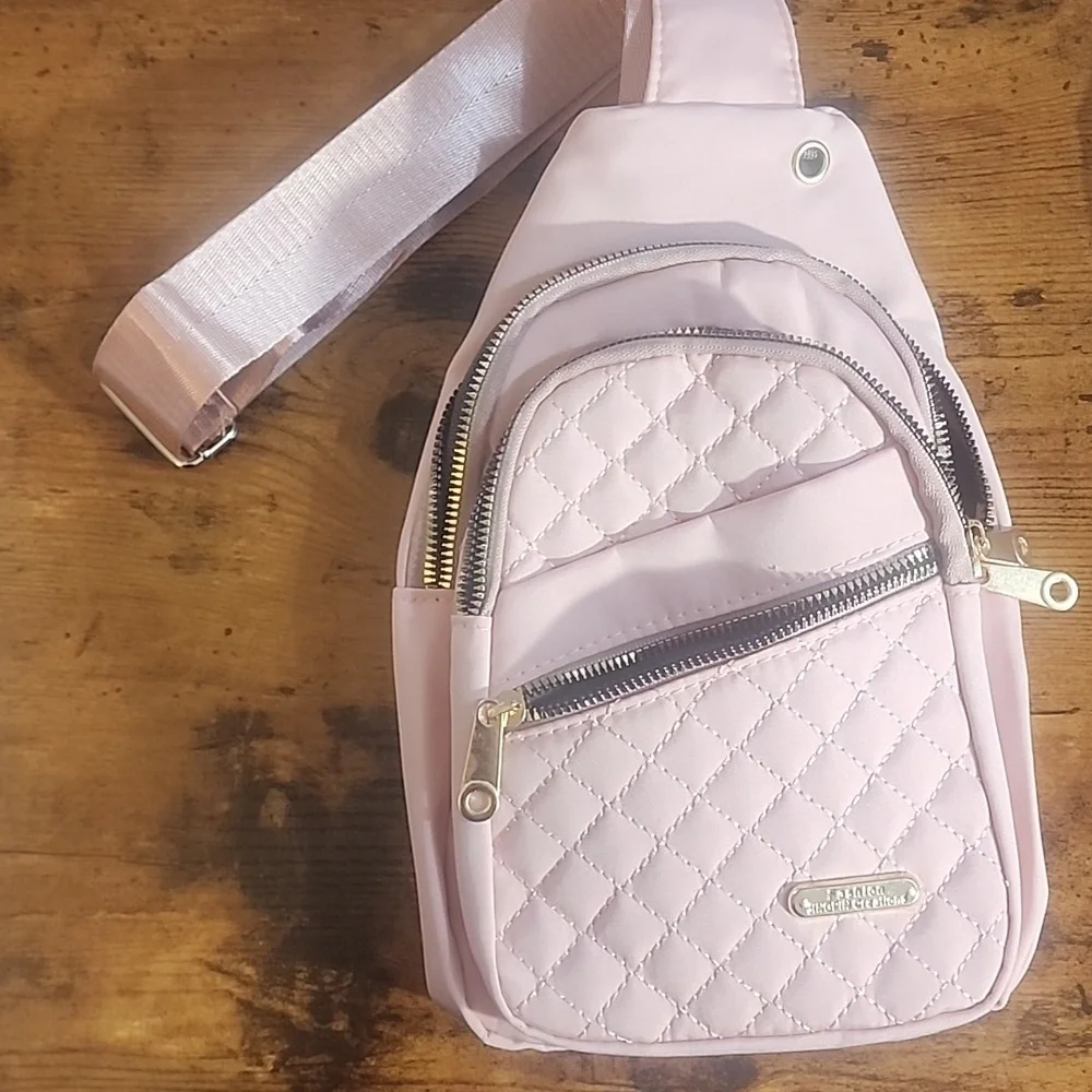 Pink Fashion Creations Quilted Sling Bag A Popular And Versatile Water Resistant